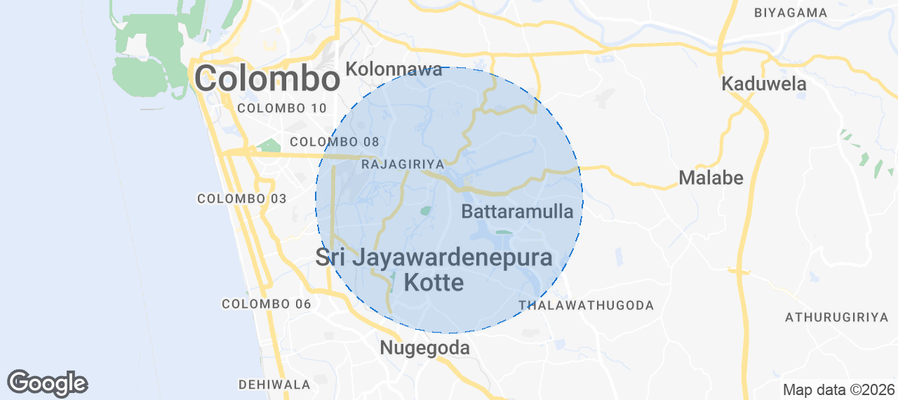 Sri Jayawardanapura Kotte Airbnb map